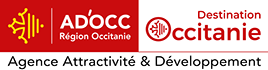 Logo Ad'Occ, agence régionale de développement économique, Région Occitanie